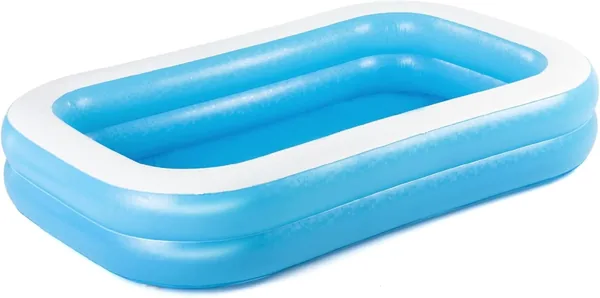 Bestway Familienpool, Aufblasbarer Kinder-Paddelpool, Pool, 262 x 175 x 51 cm, Blau/Weiß - Best Deal