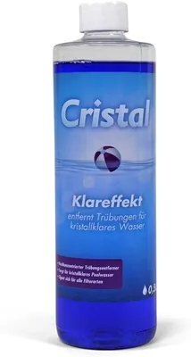 Cristal Clear Effekt Trübungsentferner - Für Alle Filterarten - Gegen Wolkiges Poolwasser - Verbessert Die Filtration - Leicht Zu Bedienen (57% Off)