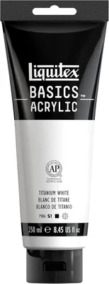 Liquitex BASICS Acrylic Paint 250ml, Titanium White - Best Deal