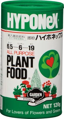 ハイポネックス 日本用肥料 マイクロパウダー ハイポネックス、120g