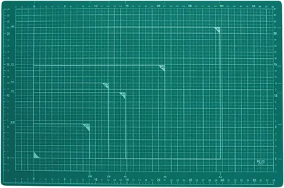 PLUS ダブルサイド A3 カッティングマット（300×450mm、グリーン）CS-A3 48-584 最安値