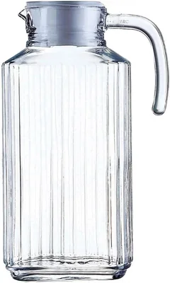 Luminarc Quadro, Jarra de Vidrio con Tapa para Hombre, Transparente, 1.7 Litros - 22% Off