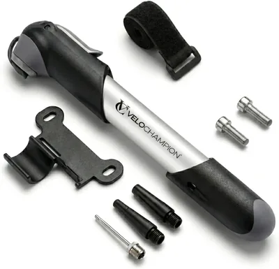 VeloChampion Mini Bike Pump - Multi Valve