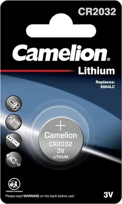 Camelion CR2032-BP1 3V Lithium Coin Cell Battery