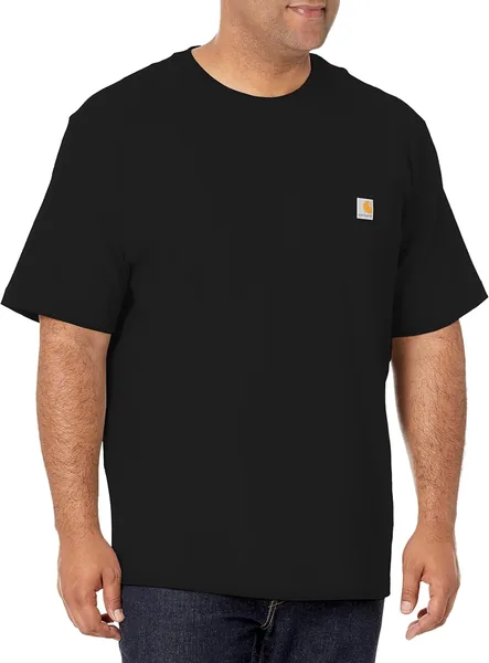 Carhartt Mens Loose Fit Heavyweight Short-Sleeve Pocket T-Shirt (Also Available in Big & Tall) CloseoutWork Utility T-Shirt