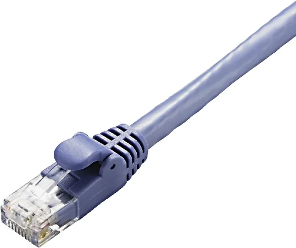 Elecom LD-GPA/BU5 CAT6A LAN Cable 16.4 ft Blue