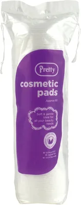 Pretty Cotton Cosmetic Pads - 80 Pack
