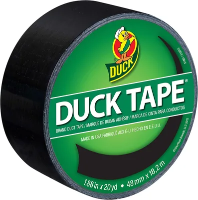 Duck Tape Solid Colours Black 48mm x 18.2m Best Deal