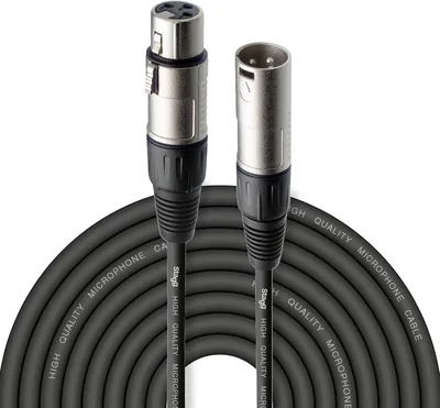 Stagg Mikrofonkabel | 10 m Mikrofonkabel mit 3-poligem XLR-Anschluss - für Mikrofon, PA, Mixer, Studiomonitore & Aufnahme