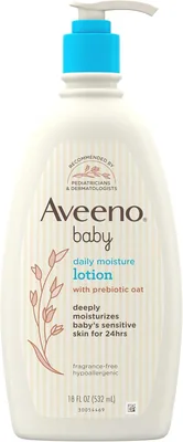 Aveeno Baby Daily Moisture Lotion 532ml, Fragrance Free, 24% Off