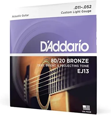 D'Addario EJ1 80/20 Bronze Guitar Strings