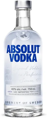 Absolut Vodka Original Elaborado Con Ingredientes Naturales, Sin Azucares Añadidos - 32% de Descuento