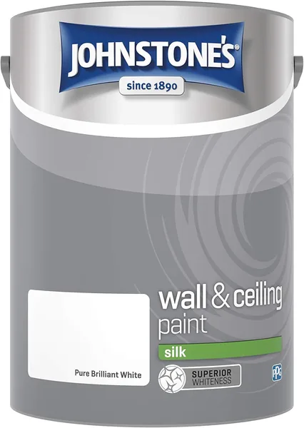 Johnstone's 306570 Vinyl Silk Emulsion - Brilliant White