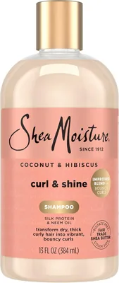 SheaMoisture Curl & Shine Coconut Shampoo 13 Oz