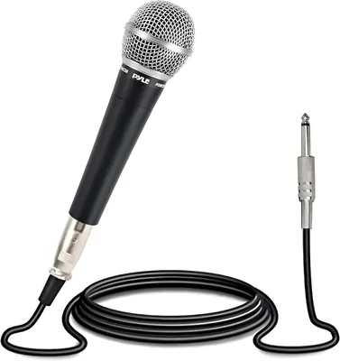 Micrófono de mano dinámico profesional Pyle PDMIC58 con bobina móvil