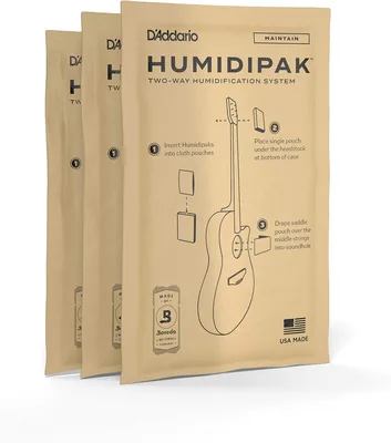 D'Addario Guitar Humidifier Packs - 2-Way Humidification System