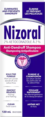 Nizoral Anti-Dandruff Shampoo 2% Ketoconazole 120ml