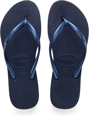 Havaianas Slim Flip-Flops Dames Zwart Sandalen Schoenen Best Deal