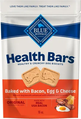 Blue Buffalo Health Bars Bacon Egg Cheese Crunchy Dog Biscuits Best Deal