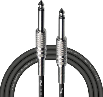Câble de guitare Stagg SGC3DL Deluxe, 3m, Noir, pour instrument musical - Meilleures affaires