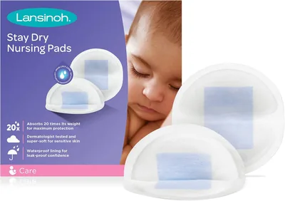 Lansinoh Stay Dry Pads, 36ct White - 37% Off