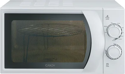 Candy Idea Forno a Microonde con Griglia, 20 Litri, 700W, 6 Livelli di Potenza, Programma Decongelamento, Timer e Segnale Fine Cottura, Libero