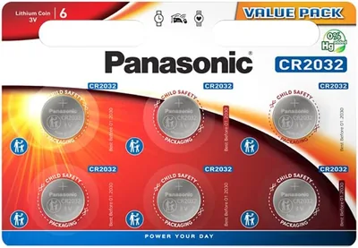 Panasonic CR2032 Battery 55% Off