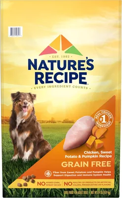 Nature’s Recipe Grain Free Dog Food 24lb Best Deal