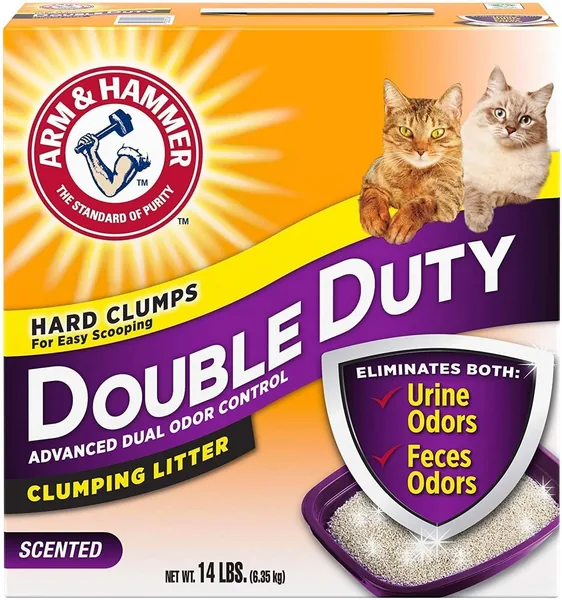 Double duty clumping cat litter 6.35 kg