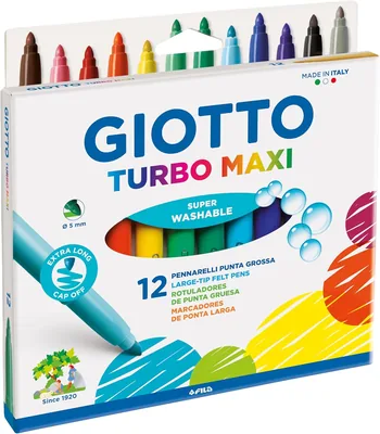 Plumas Giotto Maxi Fibre (Pack de 12)