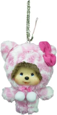 Face Monchich Charming Animal Keychain Leopard Best Price