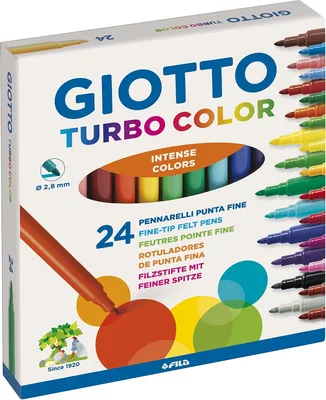 Penna Marcatore Colorato GIOTTO TURBO 24