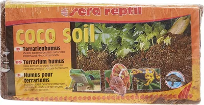 Sera Reptil Coco Soil - Terrarium Humus från Coir Fibers för Färdiga Terraria, 650 g (Packa av 1)