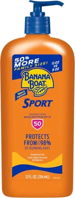 Banana Boat Ultra Sport Sunscreen Lotion SPF 50, 12oz | 24% Off