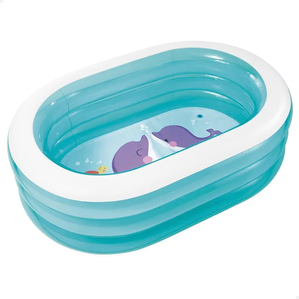 Intex 57482NP - Piscina Ovale per Bambini, Vinile Multicolore, 163x107x46 cm, Miglior Affare