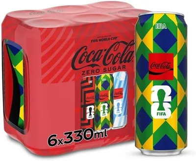 Coca-Cola Zero FIFA World Cup 2026™ Can Pack, 6x330ml, Best Deal