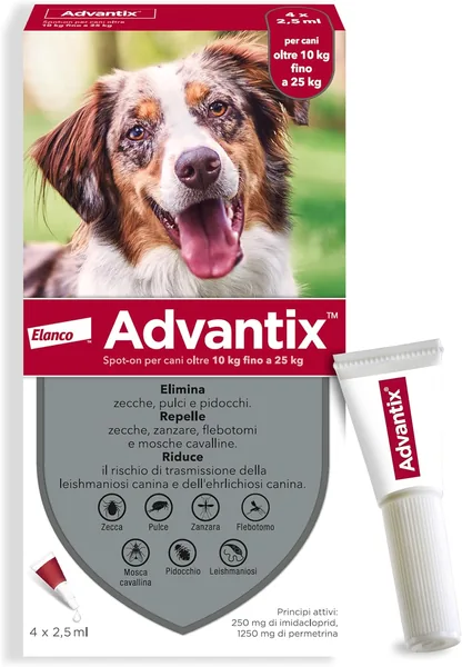 Advantix Spot-on Pesticide for Dogs 10 kg to 25 kg