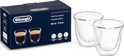 De'Longhi Espressoglas, 90 ml, 2 stk