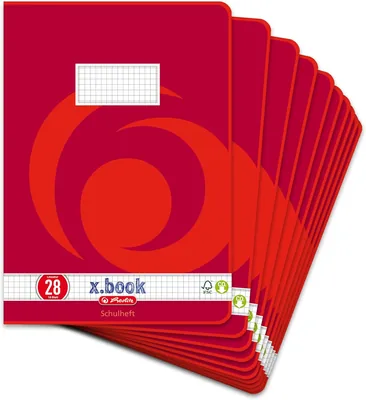 Herlitz Notizbuch Übungsheft A4/16 FSC Mischpackung 10 mit Motiv Assortiert - Best Deal