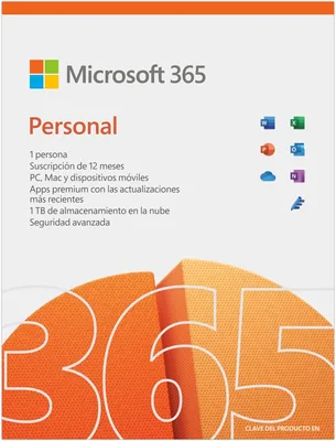 Microsoft 365 Personal 2021 | Suscripción anual | Caja con código de descarga