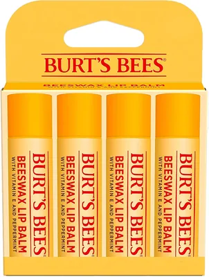 Burt's Bees Lip Balm - 40% Off Holiday Gift, Natural Beeswax & Vitamin E