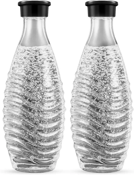 SodaStream DuoPack glass carafe 2 x 0.6 L, glass decanter