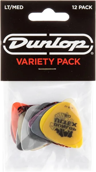 Pack de 12 pelles Jim Dunlop Light et Medium - Meilleures Affaires