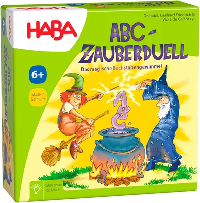 Haba 4912 - ABC Magic Duel, Lernspiel zum Buchstabieren, ab 6 Jahren, Perfektes Geschenk für Schulanfänger, zum Reisen und Mitnehmen (18% Rabatt)
