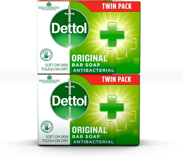 Dettol Soap Original Antibacterial Bar 100g x 2