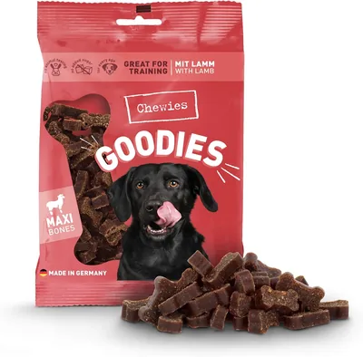 Chewies Hondenbehandelingen Training Maxi Lam 1 stuk 200 g Suikervrij Hoog Meatgehalte Ideaal voor Training