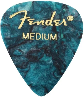 Fender Celluloid Guitar Picks 12-Pack Ocean Turquoise Medium Best Deal