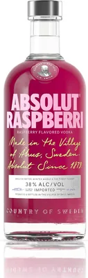 Absolut Vodka Raspberry 750 ml - 31% de descuento