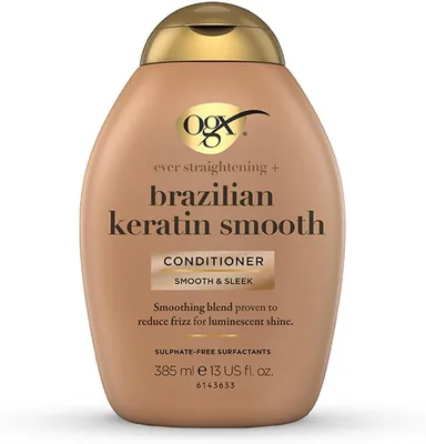 OGX - Soin lissant pour cheveux en keratine brésilienne (385 ml) - 61% de réduction