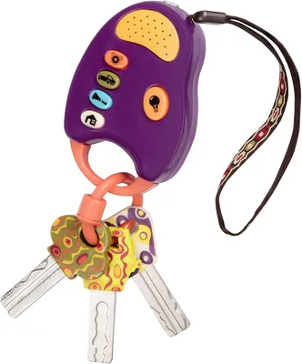 Purp Toy Car Keys Fob Lights Sounds - Best Deal